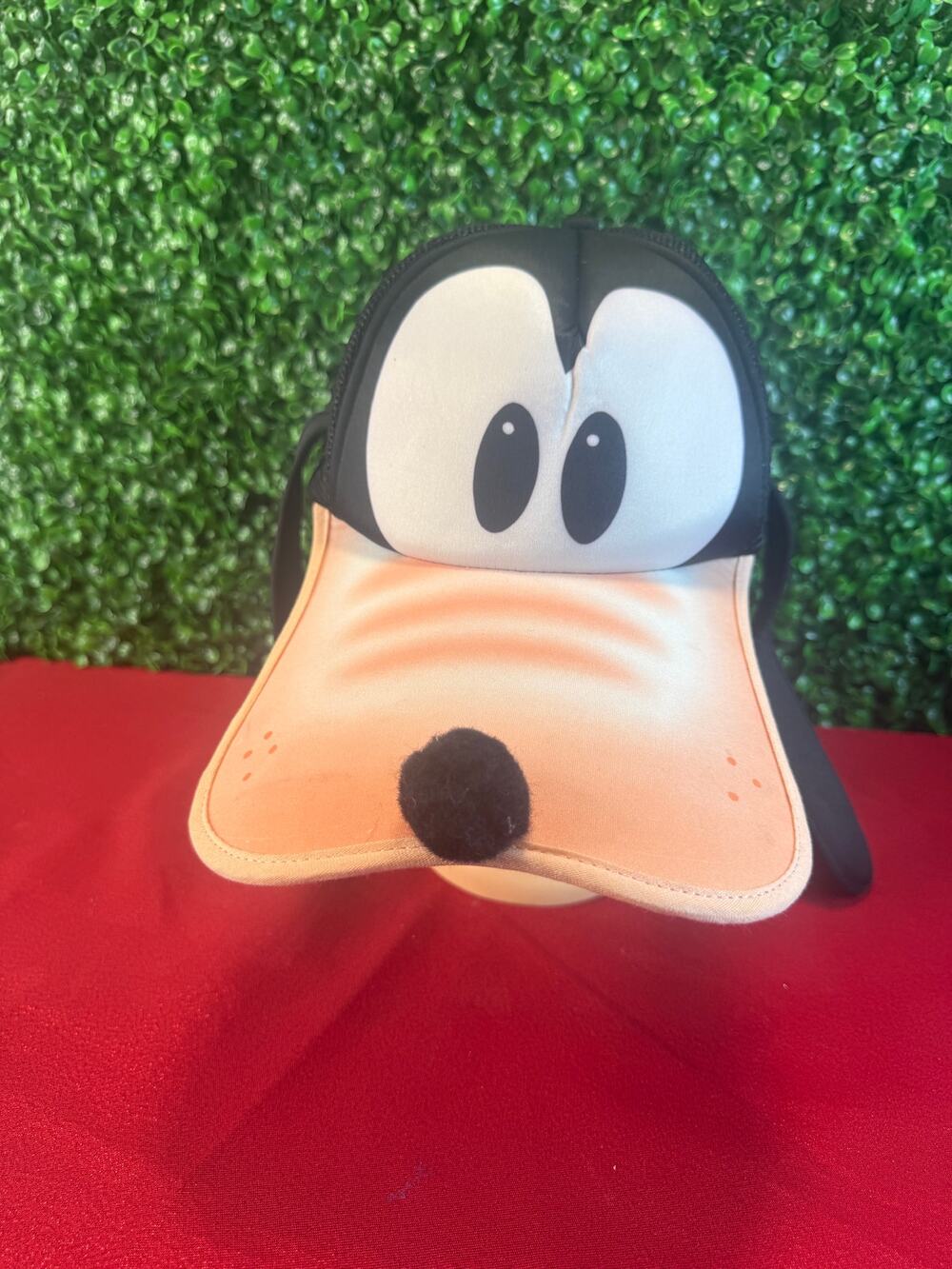 Vintage Disney Parks Goofy Hat Cap One Size Multicolor Ears & Teeth Padded Bill
